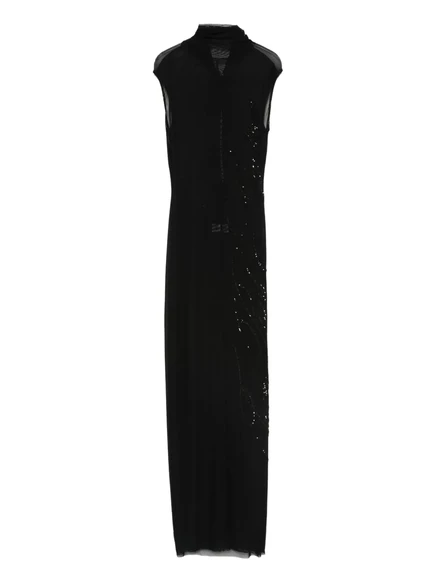 Женское платье Jean Paul Gaultier с пайетками, черное