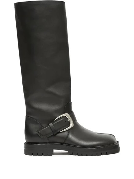 Сапоги до колена Maison Margiela Tabi County black