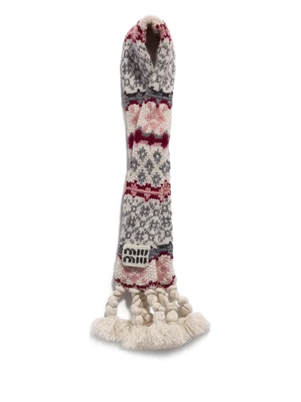 Аксессуар для сумки Miu Miu Crochet Trick, нейтральный