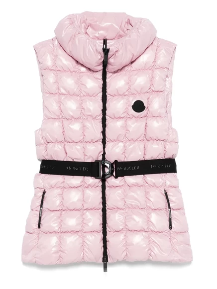 Женский стеганый жилет Moncler Emilion, розовый