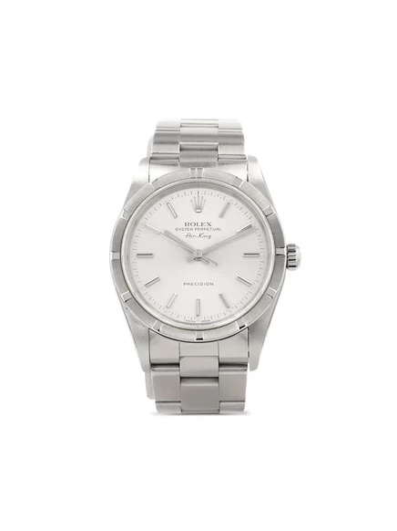 Часы Rolex Air King 2000 34 мм, серебристые