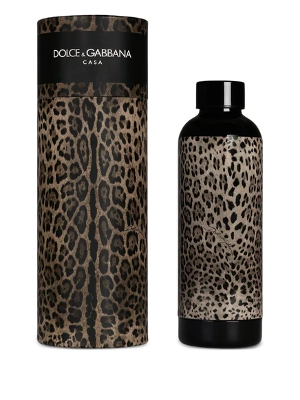 Термос Dolce & Gabbana с леопардовым принтом neutrals