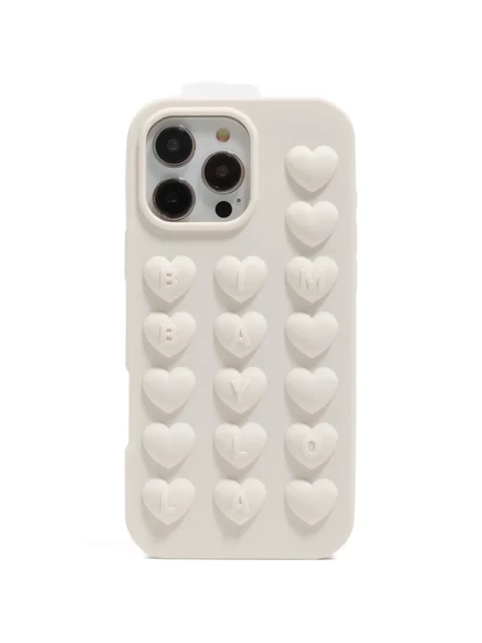 Чехол Bimba y Lola для iPhone 16 Pro Max, белый