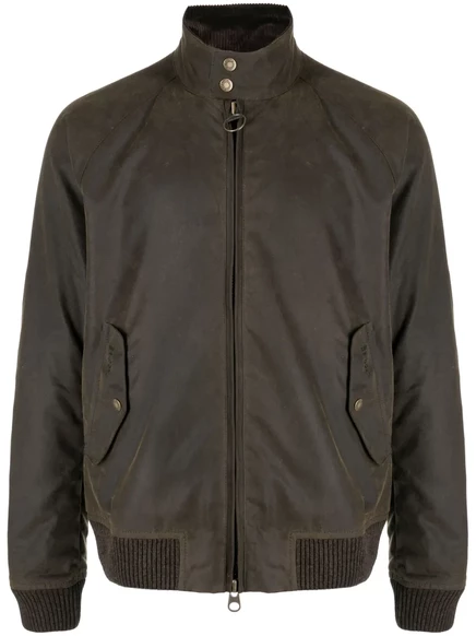 Восковая куртка Barbour x Baracuta Yale green