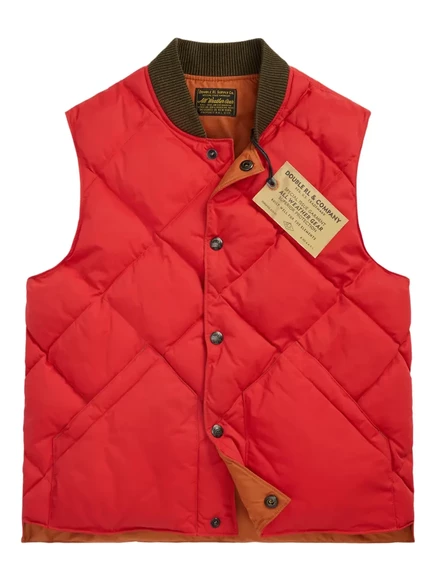 Стеганый жилет Ralph Lauren RRL с бриллиантами  orange