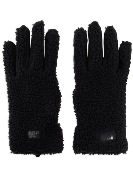 Мужские перчатки ugg uggfluff флисовые, черные