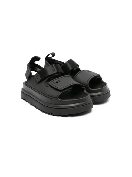 Детские сандалии UGG Kids GoldenGlow на липучке, черные