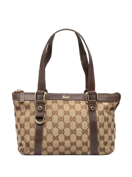 Женская сумка Gucci Pre-Owned Abbey D, коричневая