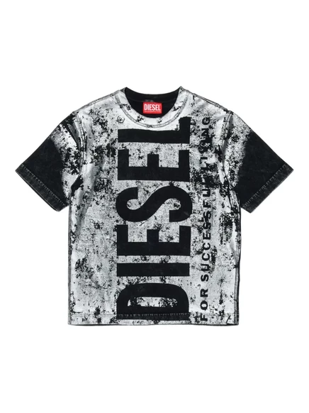 Детская футболка Diesel Kids Taboxtar2, черная