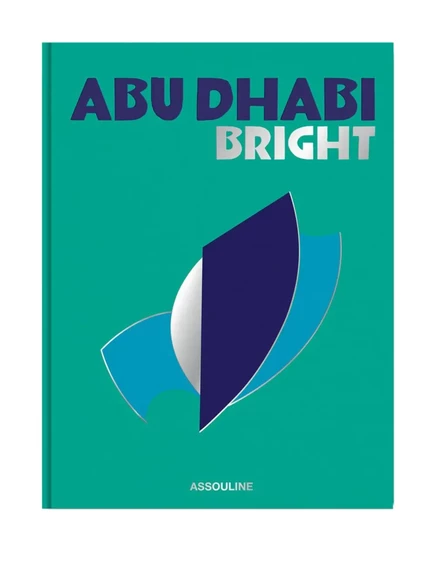 Книга Assouline Abu Dhabi Bright, бирюзовая