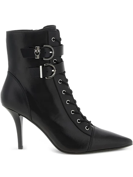 Ботильоны PINKO на шнуровке 90 мм black