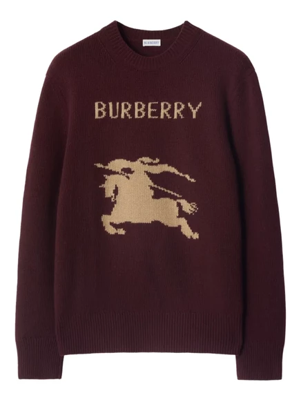 Мужской джемпер Burberry с рыцарем, коричневый