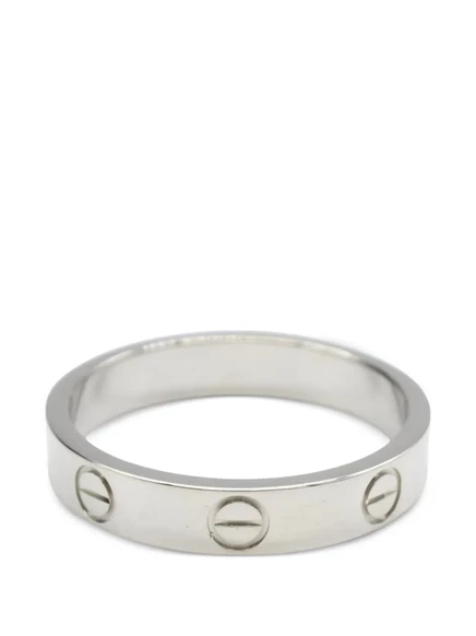 Унисекс кольцо Cartier Mini Love 2010-х, серебристое