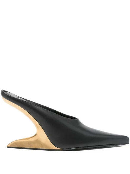 Женские мюли Alexander Wang Boomerang 105 мм, черные