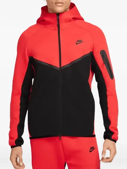 Мужская ветровка Nike Tech Windrunner с капюшоном, красная