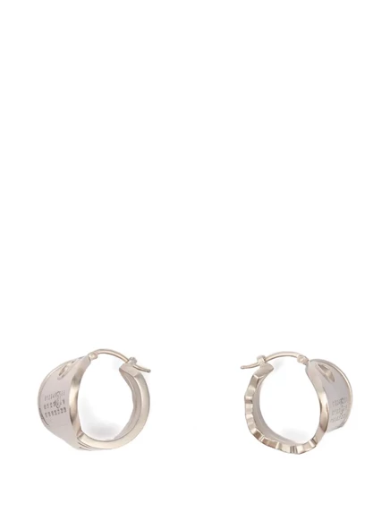 Серьги MM6 Maison Margiela в форме ключей, серебристые