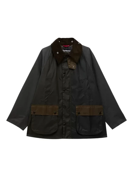 Мужская куртка Barbour Bedale с вельветовым воротником, зеленая