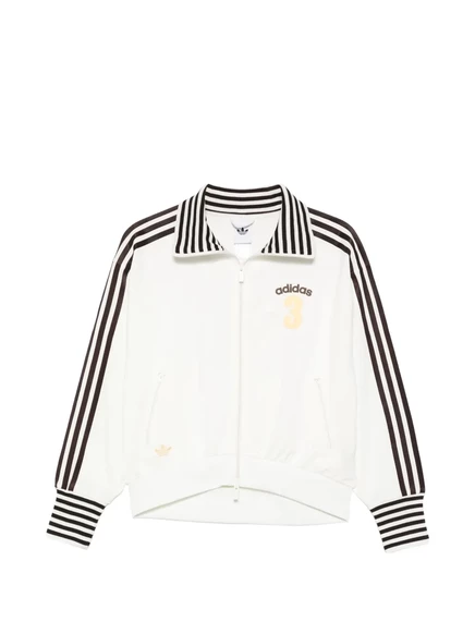 Женская толстовка Adidas на молнии, белая