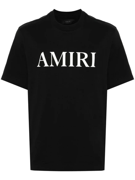 Мужская футболка Amiri с логотипом, черная
