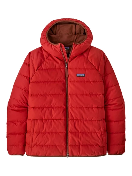 Мужская куртка Patagonia стеганая с капюшоном, красная