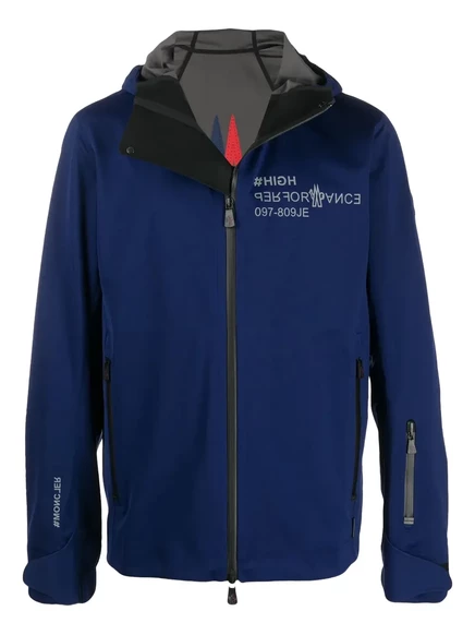 Мужская горнолыжная куртка Moncler Grenoble с капюшоном, синяя