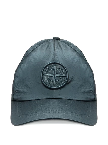 Мужская бейсболка Stone Island, синяя и зелёная