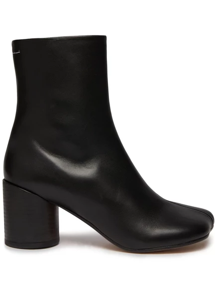 Анатомические ботильоны MM6 Maison Margiela длиной 70 мм black