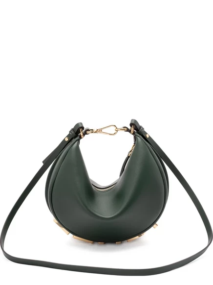 Мини-сумка Fendi Fendigraphy кросс-боди, зеленая