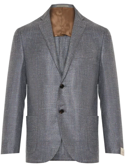 Мужской однобортный пиджак Corneliani, синий