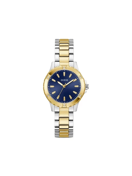 Женские часы Guess USA 38 мм, синий циферблат