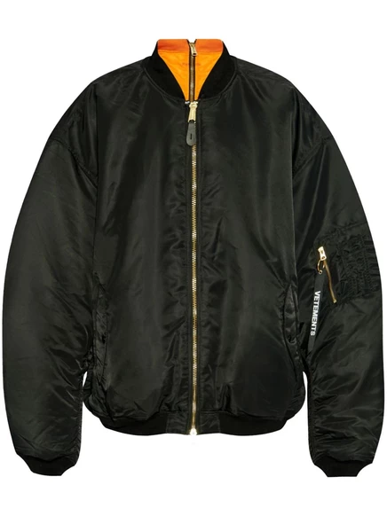 Двусторонняя куртка-бомбер VETEMENTS x Alpha Industries orange