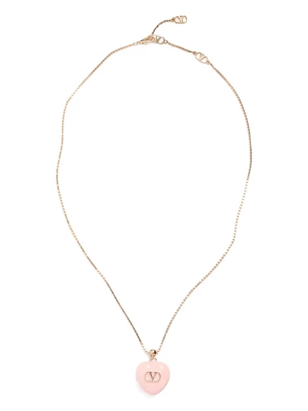 Женское колье Valentino Garavani Coeur Royal, розовое золото