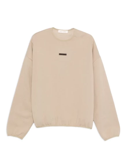 Мужская толстовка Fear Of God Essentials хлопковая, бежевая