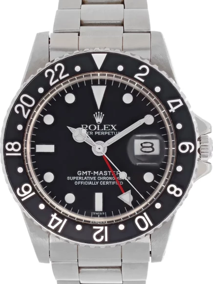Часы Rolex GMT-Master 40 мм б/у, черные