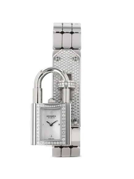 Женские часы Hermès Pre-Owned Montre Kelly 16 мм, белые