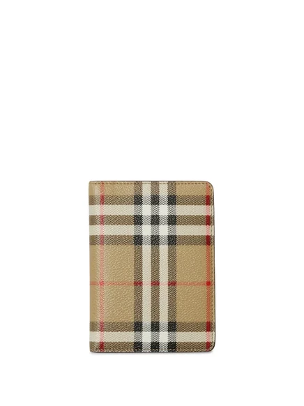 Женская обложка для паспорта Burberry Vintage Check, бежевая