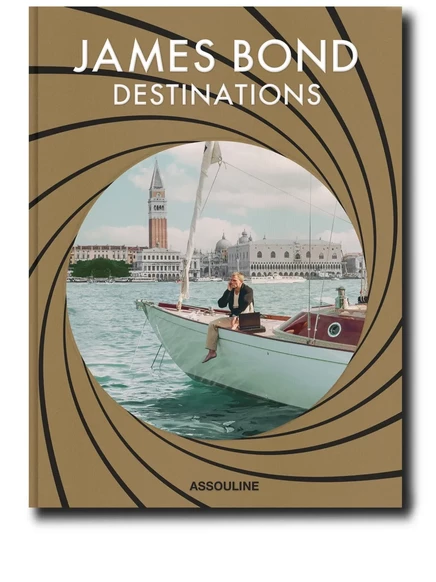 Книга-альбом Assouline James Bond Destinations, золотистая