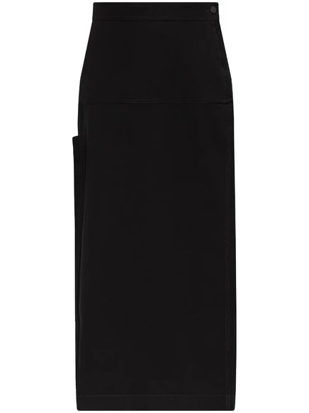 Юбка LEMAIRE с высокой талией black