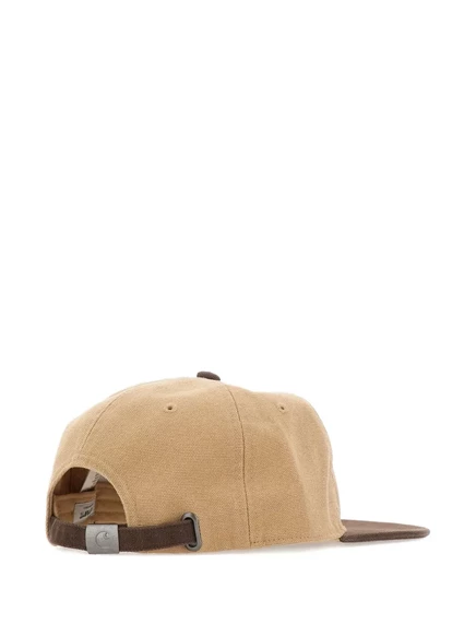Унисекс бейсболка Carhartt WIP с логотипом, коричневая