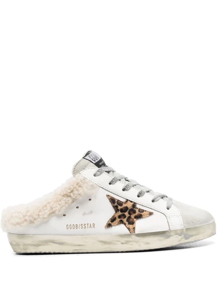 Кроссовки-слипоны Golden Goose Superstar с низким верхом white