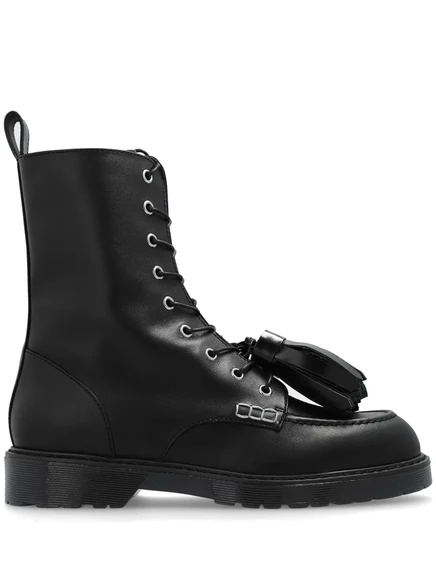 Женские ботинки JW Anderson на шнуровке, черные