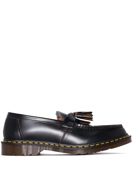 Мужские лоферы Dr. Martens Mie Vintage с кисточками, черные