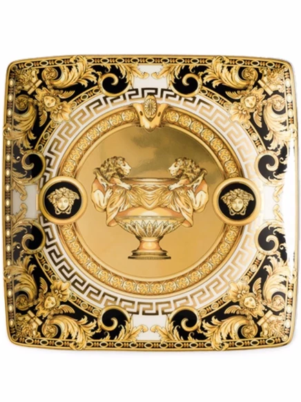 Миска Versace Prestige Gala 12 см, черно‑золотая