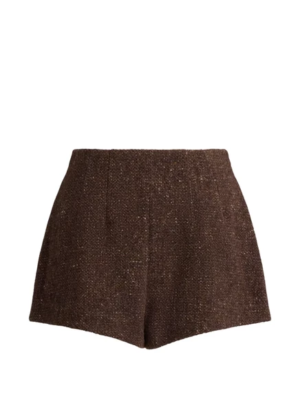 Женские шорты Ralph Lauren Walace из твида, коричневые