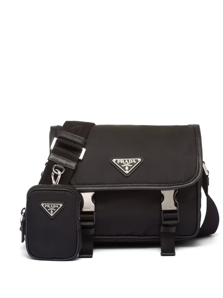 Мужская сумка через плечо Prada Re-Nylon, черная