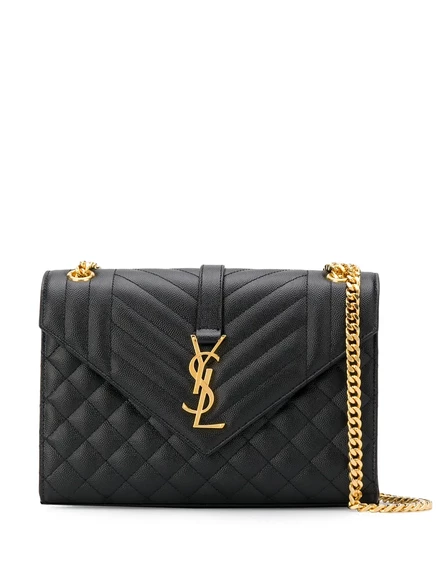 Женская сумка Saint Laurent Cassandra, черная (2)