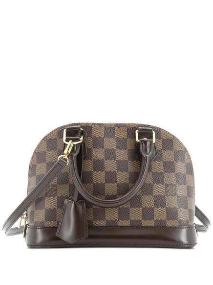 Сумка Alma, бывшая в употреблении у Louis Vuitton, сумка через плечо Damier BB brown