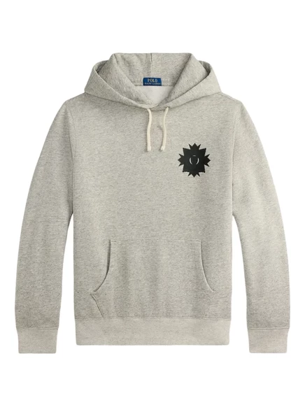 Мужская худи Polo Ralph Lauren с длинным рукавом, серая