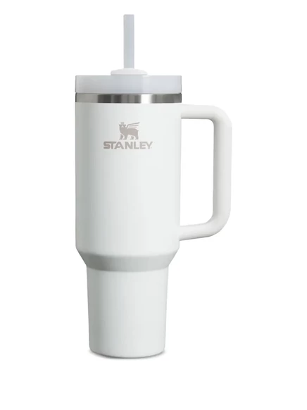 Термобутылка Stanley Quencher H2.0 FlowState 1180 мл с боковой ручкой, белая