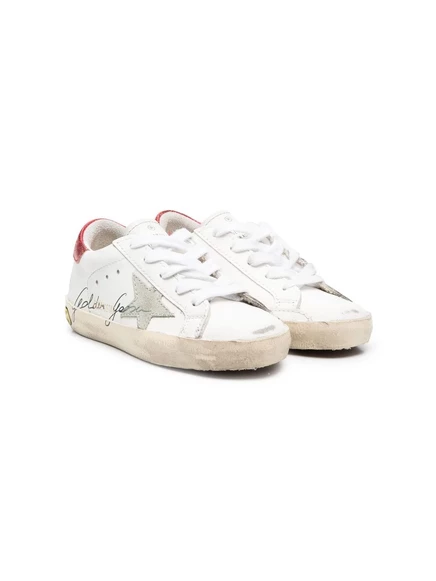 Кроссовки Golden Goose Kids Superstar с низким верхом white